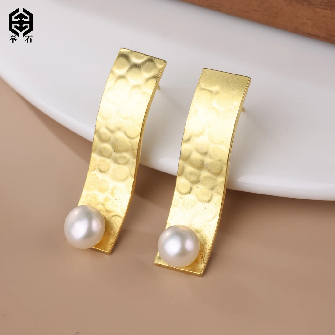 【举石精选】X0312-77-1珍珠耳饰（一对/约5mm+）Z