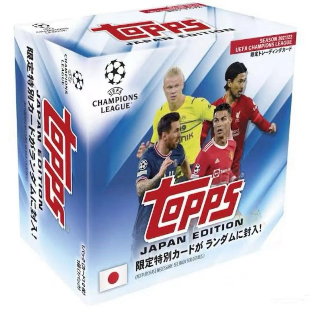 topps 21-22 欧冠 日版 樱花 足球 球星卡 盲盒 (代拆)