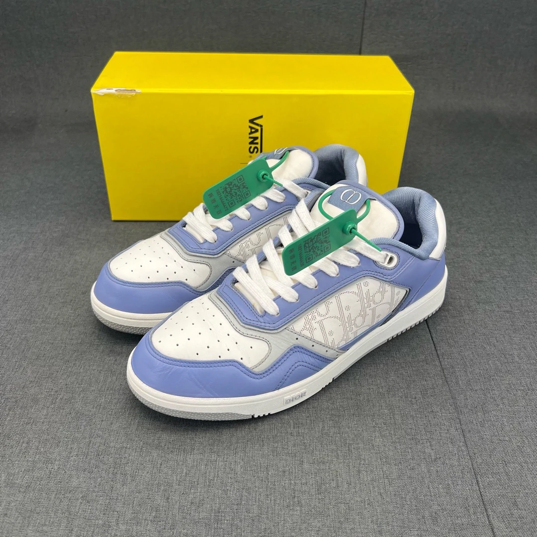 95新 DIOR/迪奥 dior b27鞋 蓝白 码数 44 配盒