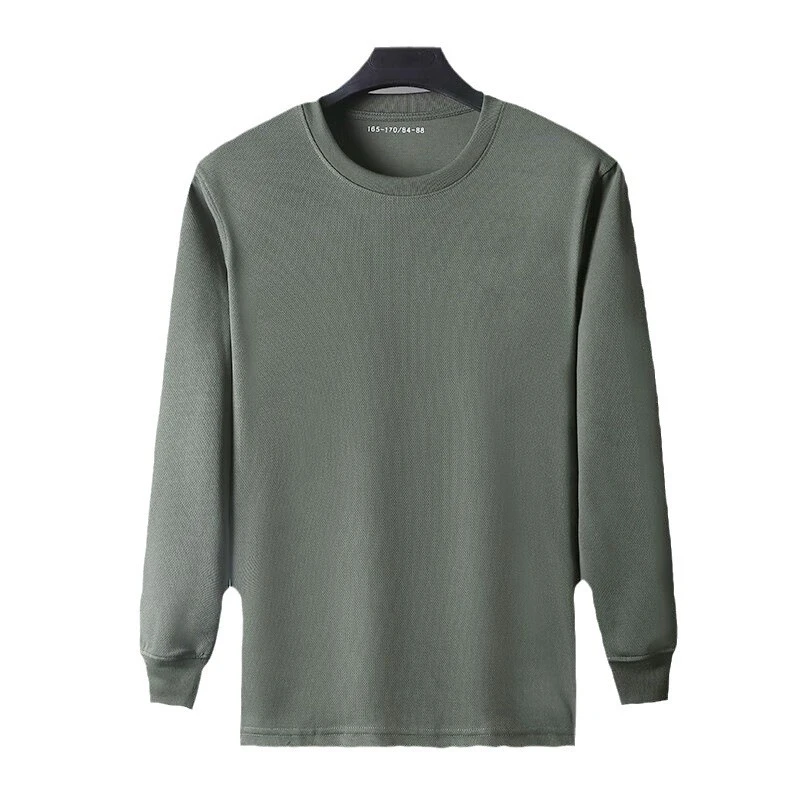 春秋长袖速干圆领衫体能户外训练服反光衣男女春秋季透气打底衫