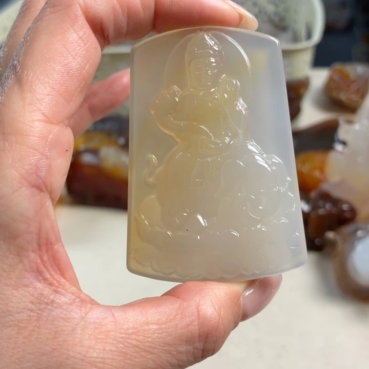 玛瑙/玉髓未镶嵌吊坠(不含链)