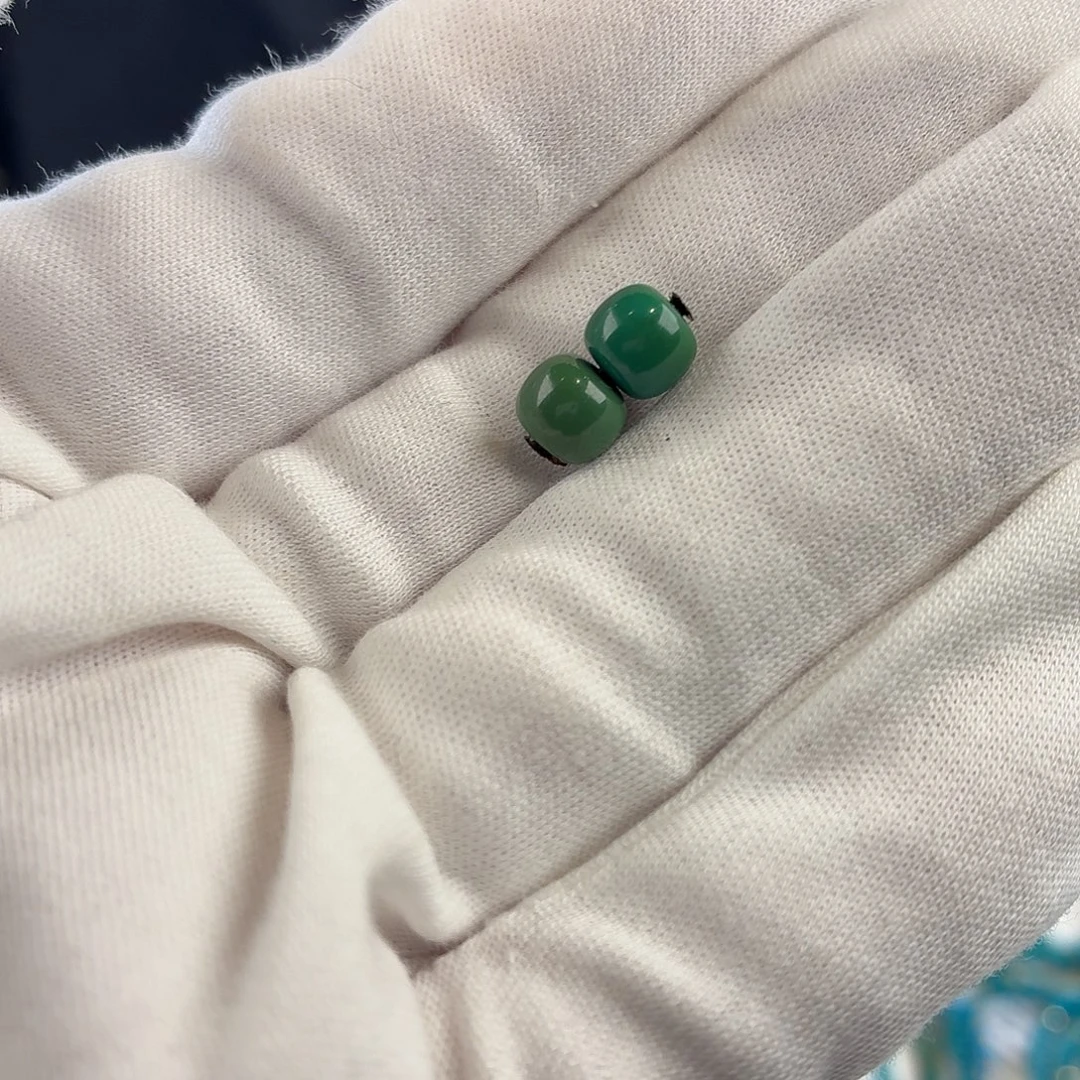 绿松石未镶嵌挂件6.5mm
