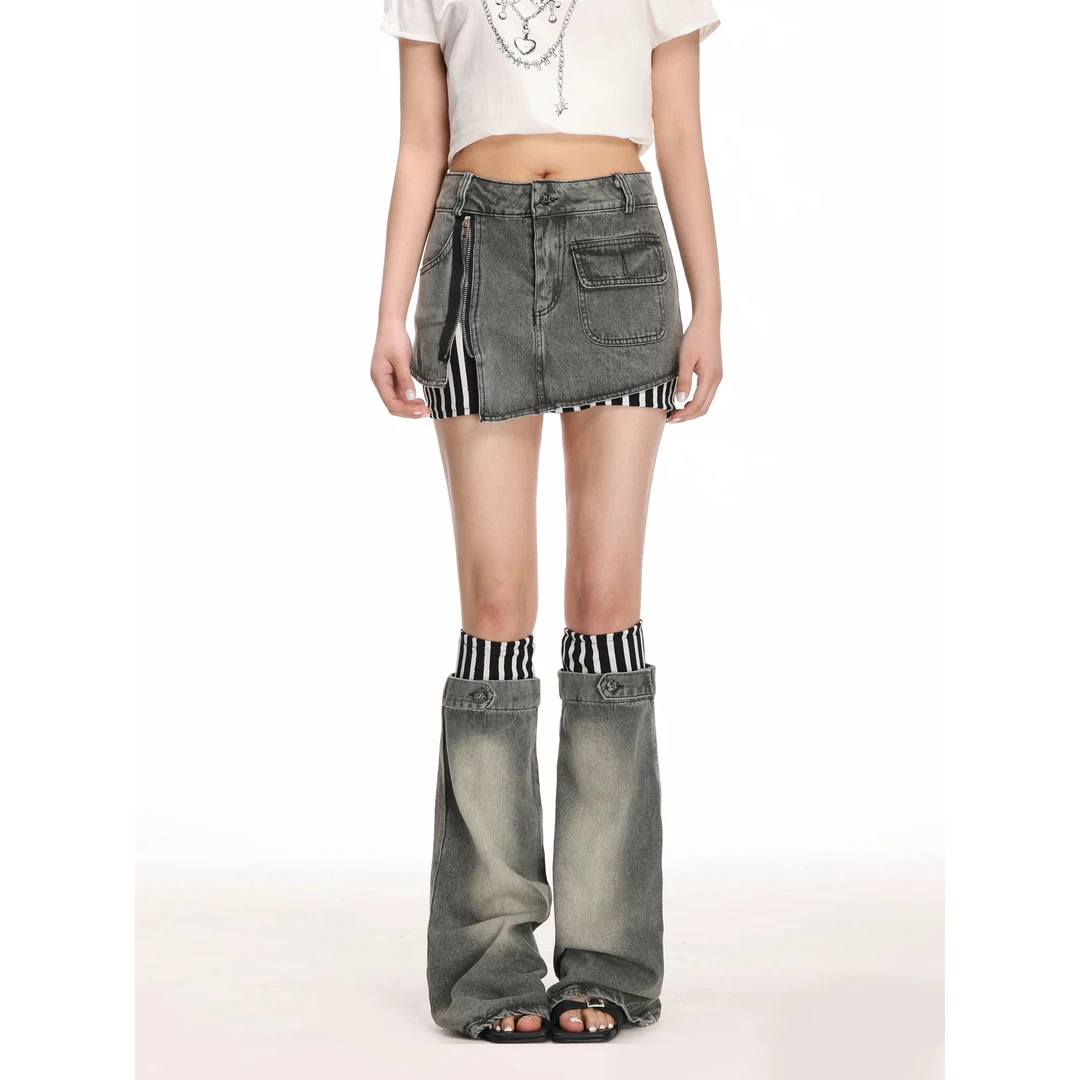 只有半裙没有腿套 半身裙#5304