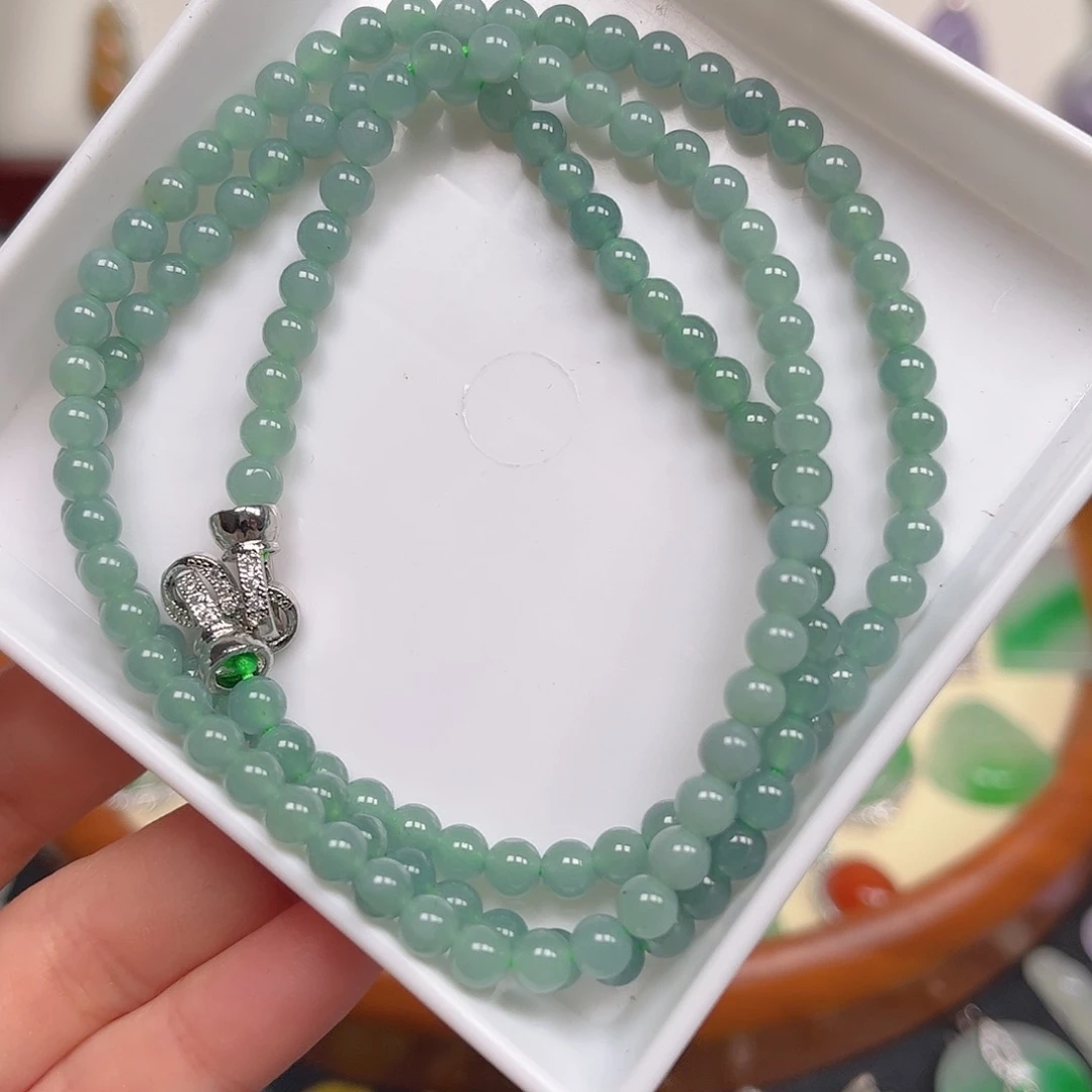 【闪购商品】翡翠未镶嵌颈饰珠串