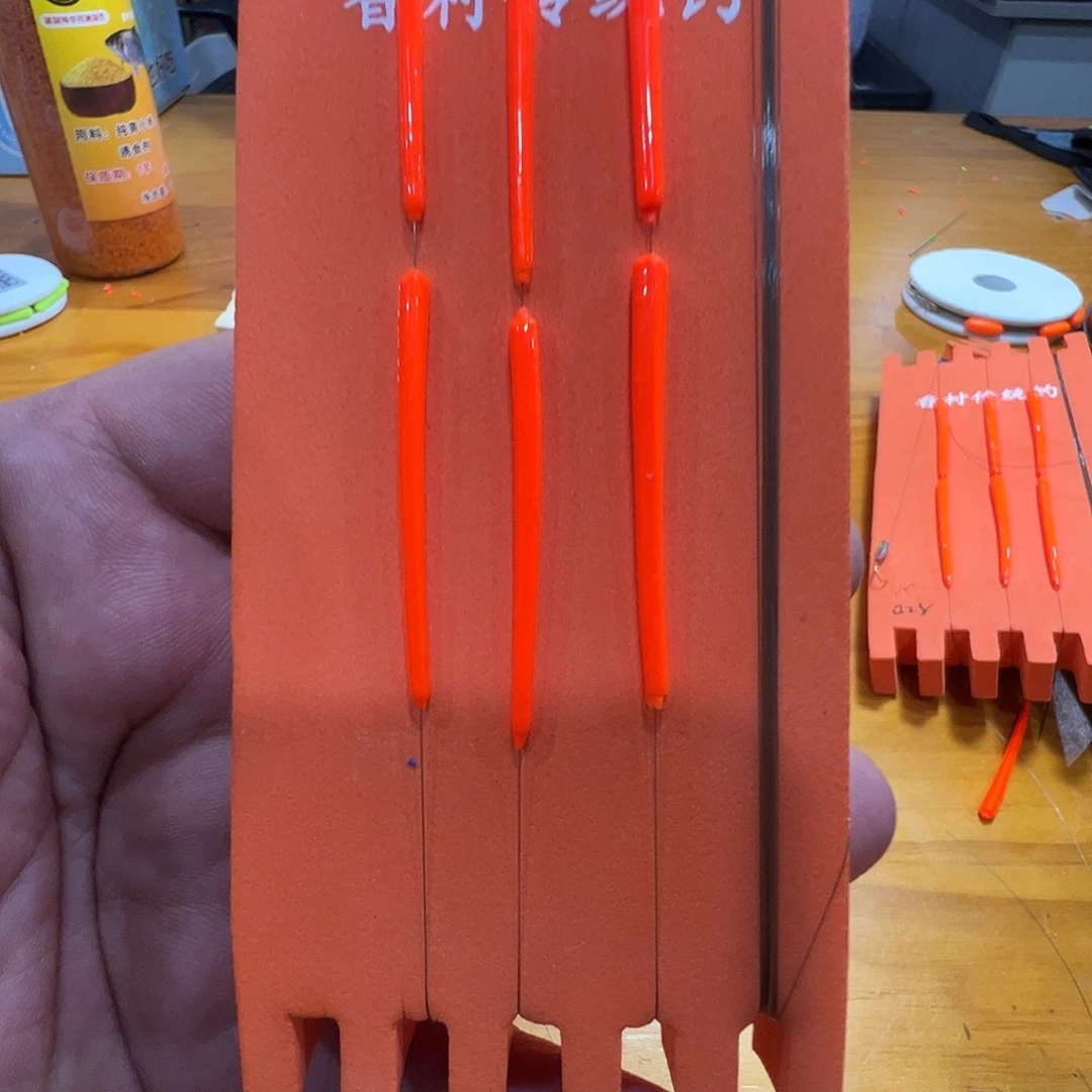 尼龙4CM鹅毛漂线组两副