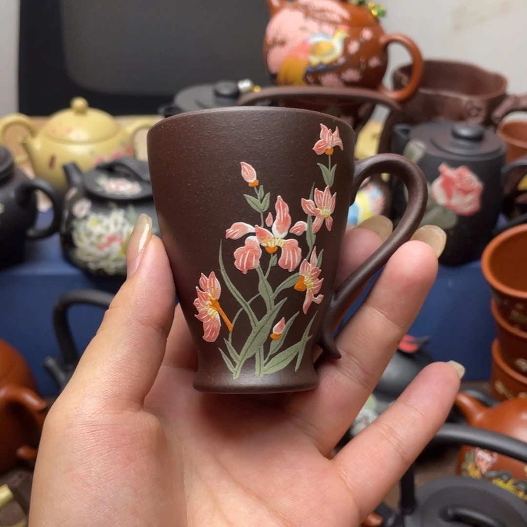 茶杯紫泥紫砂主人杯100cc