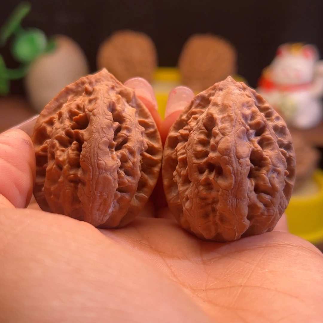 文玩核桃吊坠核桃67阴皮