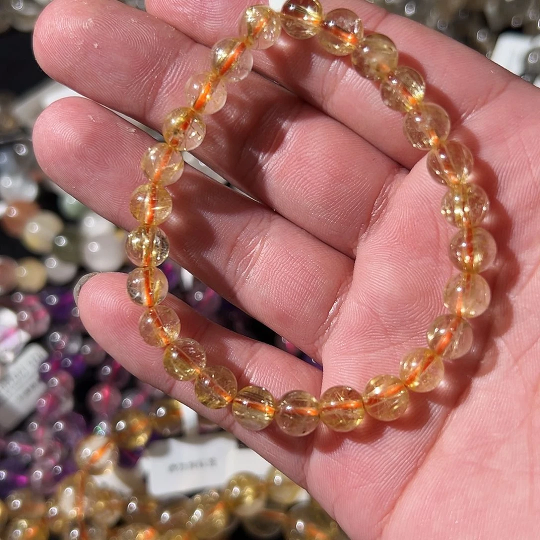 未镶嵌手链水晶金发