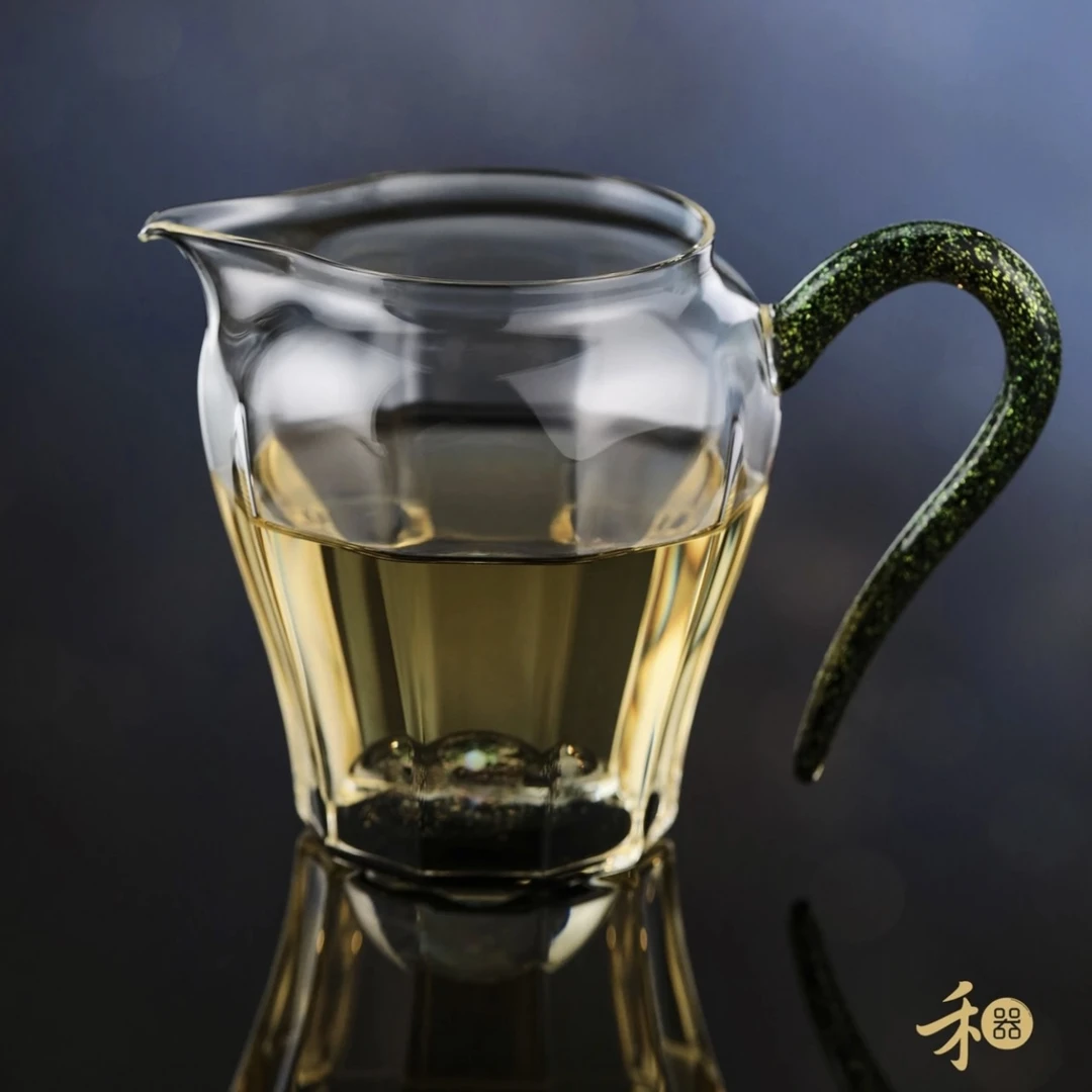 禾器星瀚 灵珀 茶海 高硼硅 耐热 玻璃公道杯 建议容量：280ml金标
