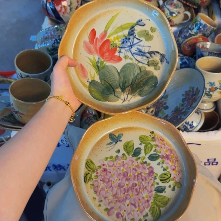 瓷片景德镇陶瓷手工手绘