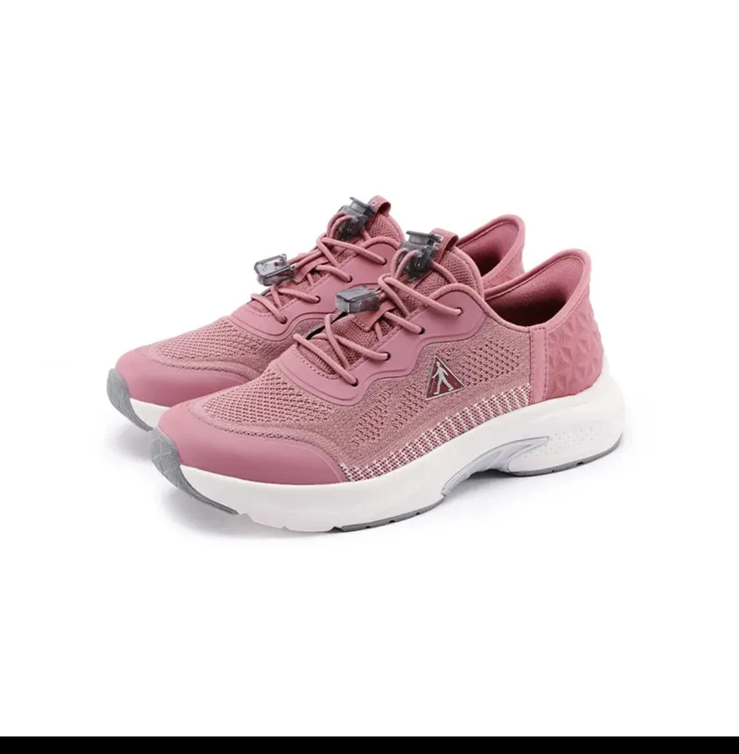 足力健艾草健步鞋2413101女樱花粉