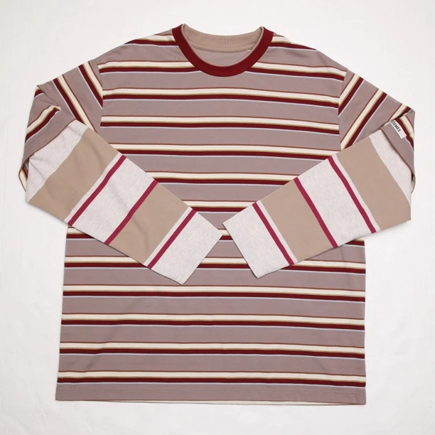 COEMES 条纹宽松大版T恤衫