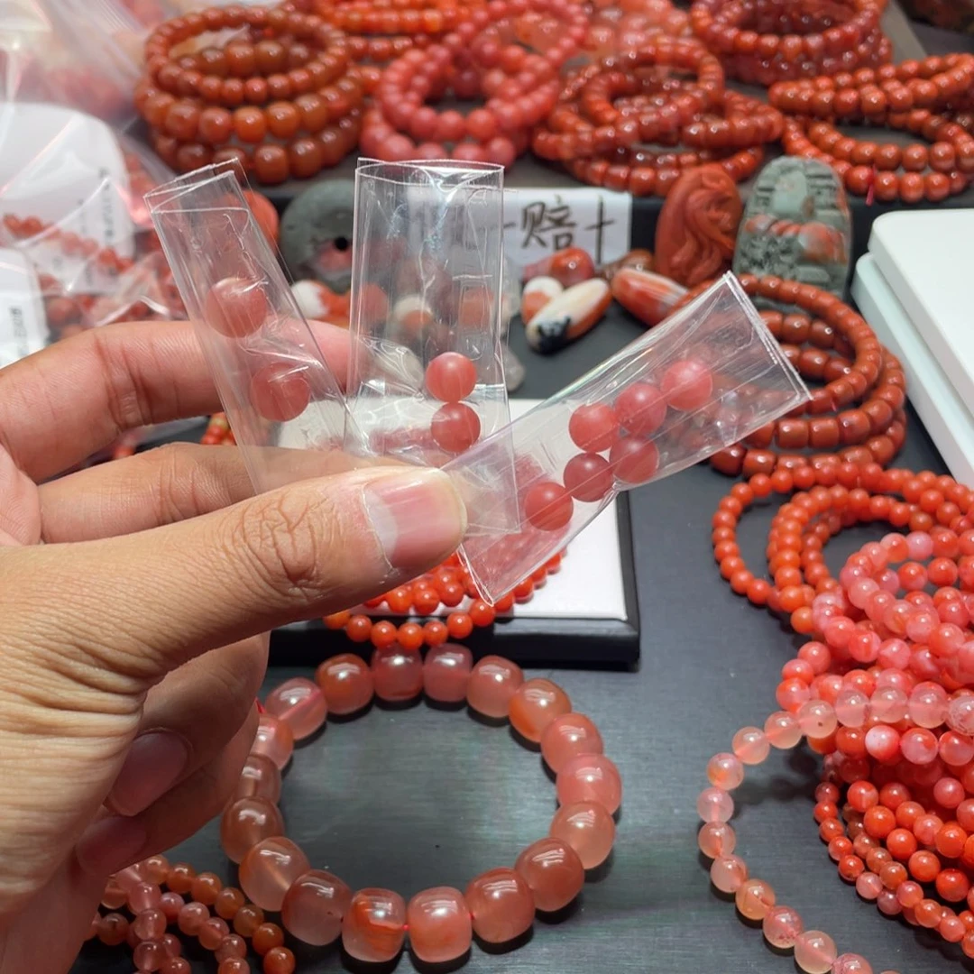 南红玛瑙手链未镶嵌·***·