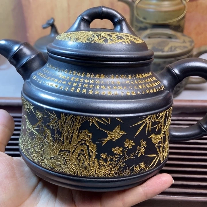 紫砂茶壶紫砂全手工定制