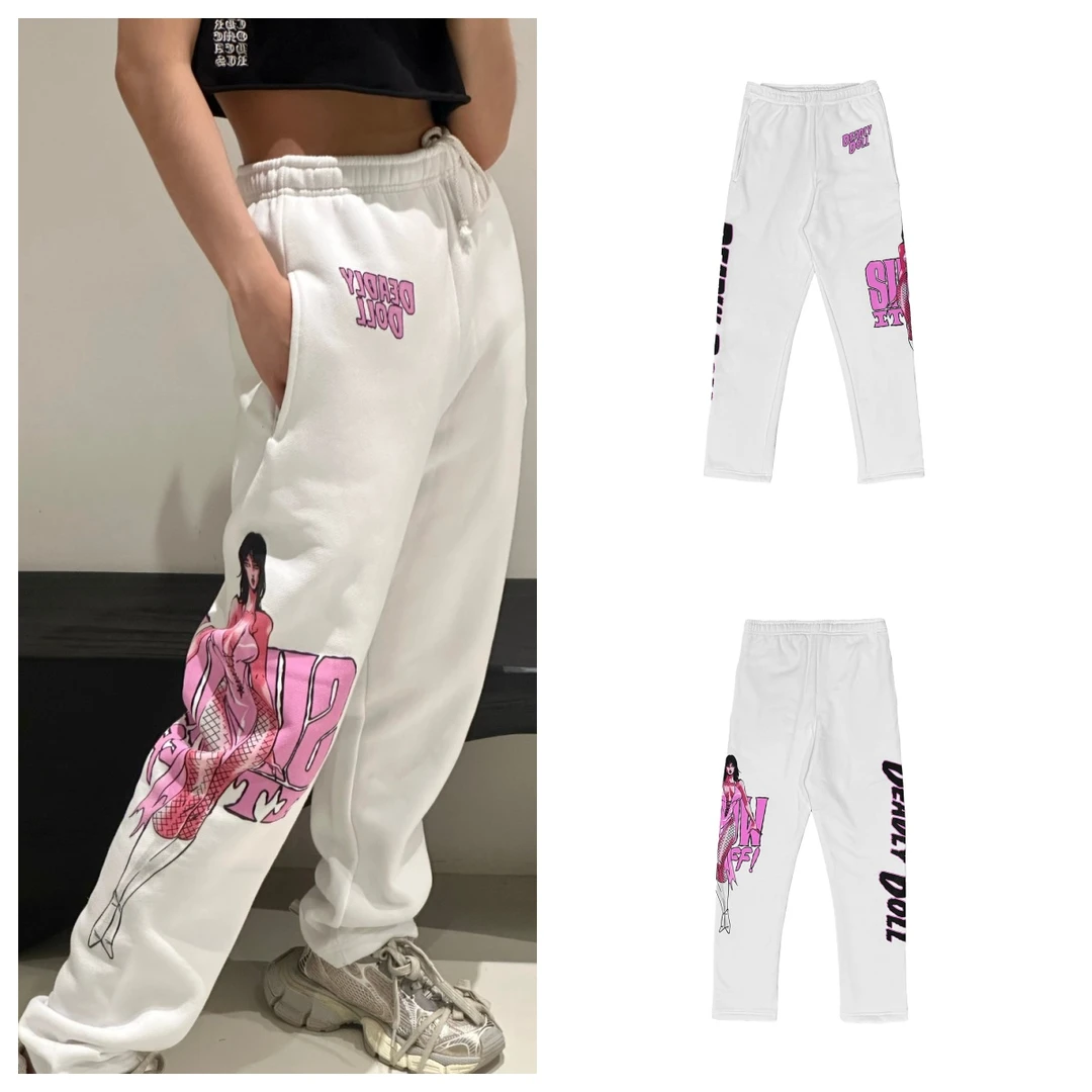 Deadly Doll 粉色漫画女郎长裤