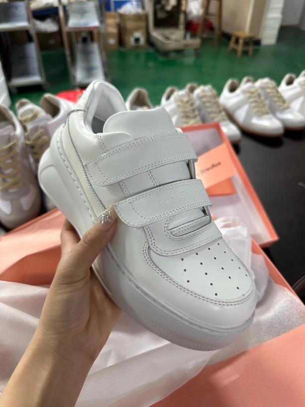 【微瑕款】ac白色笑脸鞋休闲百搭