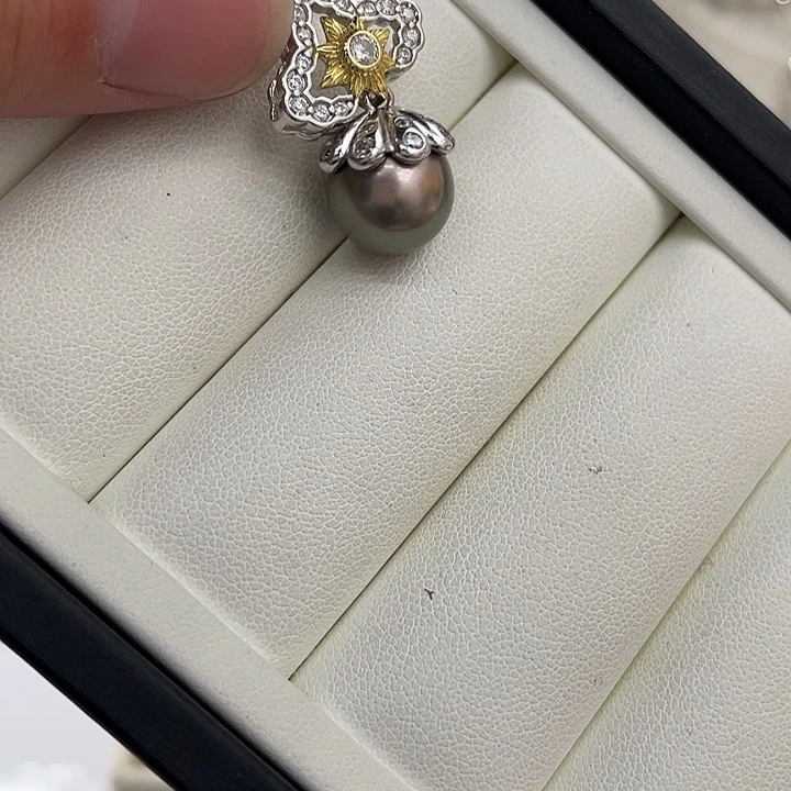 海水珍珠银S925镶嵌手绳