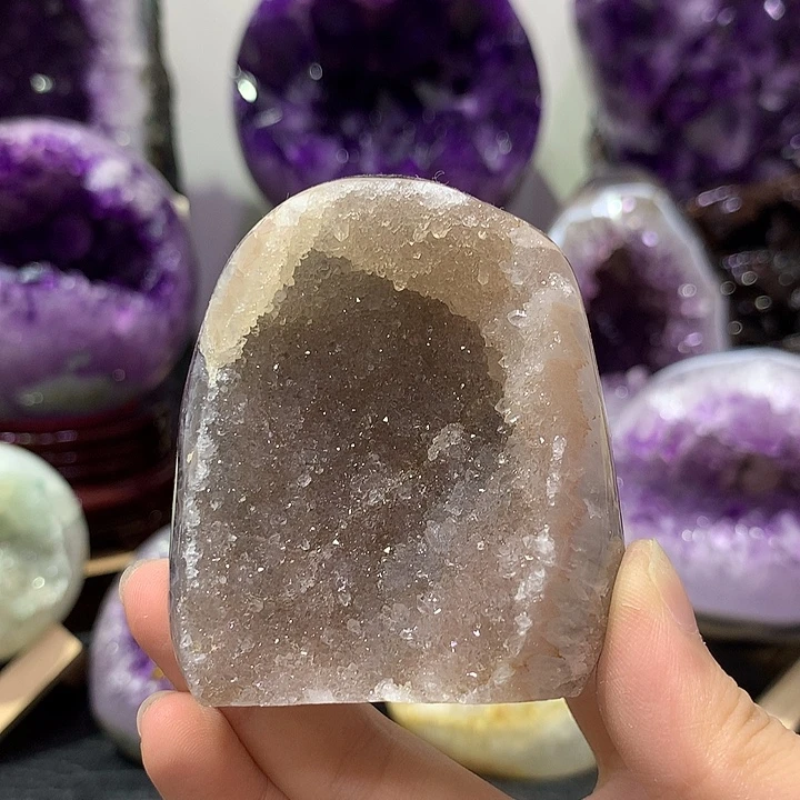 未镶嵌珠宝半成品紫晶