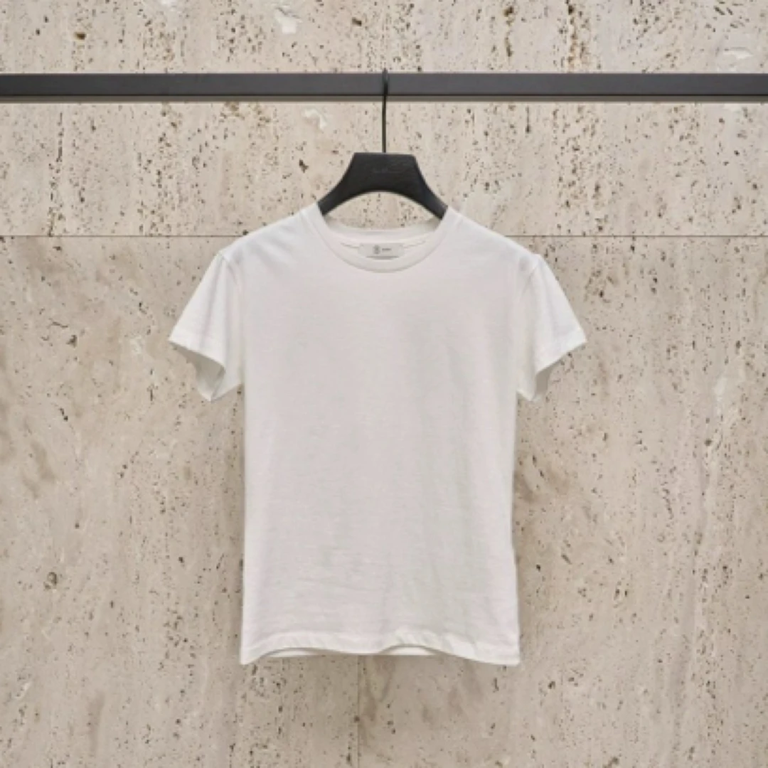 韩国正品 25夏 BLOSSOM纯色百搭圆领短袖T（N0退）