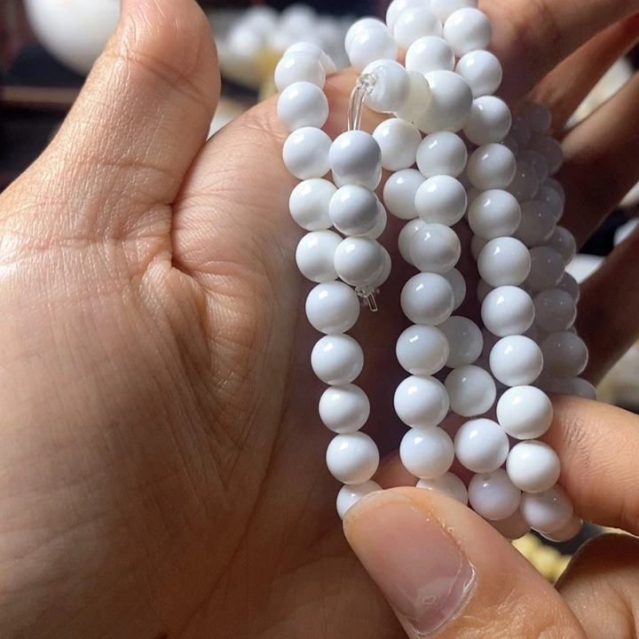 手串/手链贝壳直播间0.6白色多圈