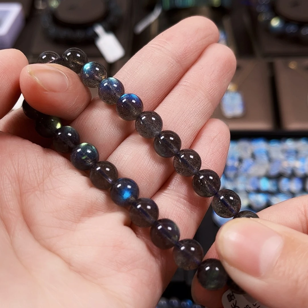 手链未镶嵌长石7.9mm左右