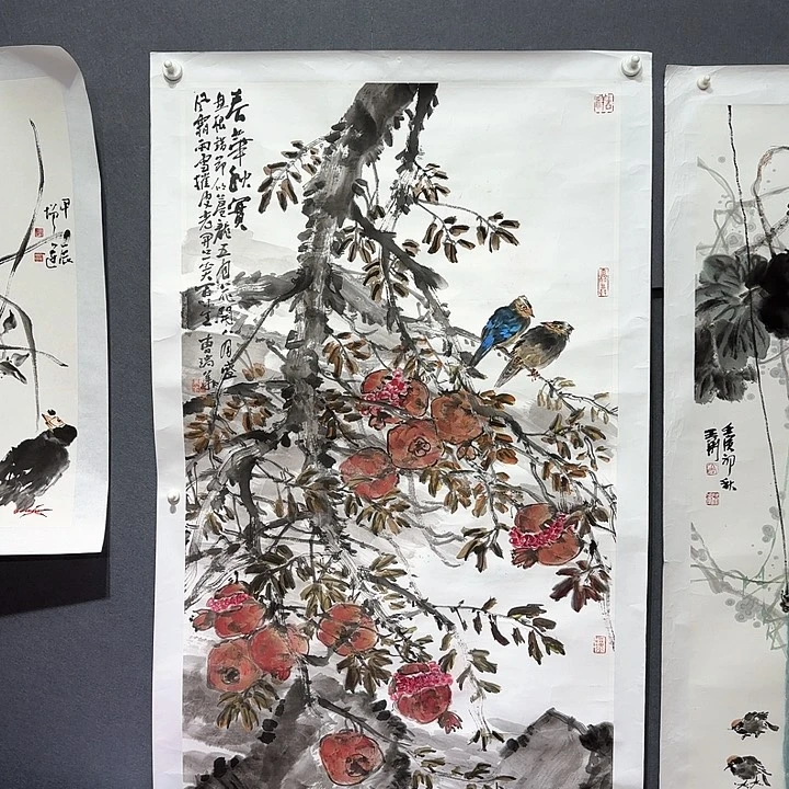 国画悟*塵曹老师花鸟作品