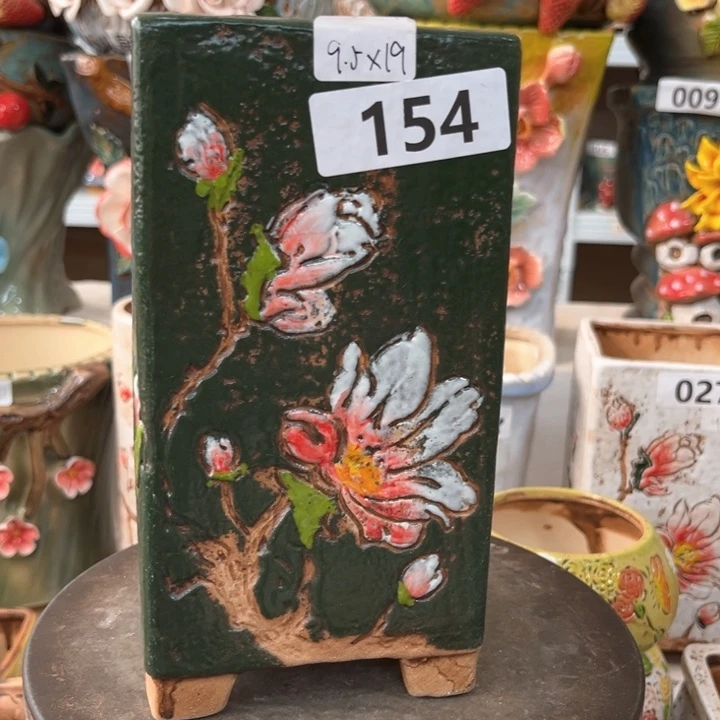 紫砂花盆粗陶材质多肉花盆
