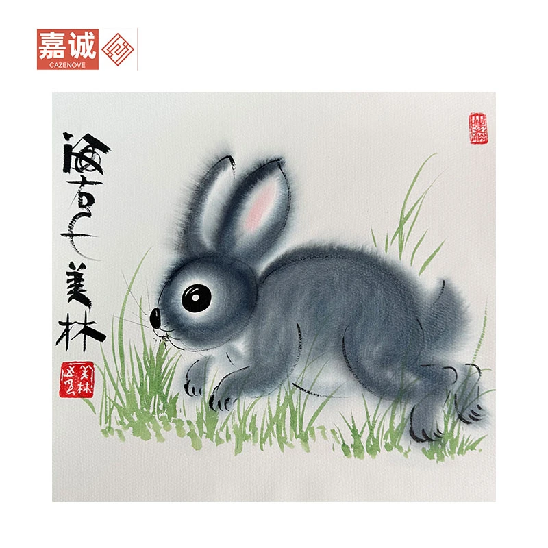 韩美林生肖兔35-37