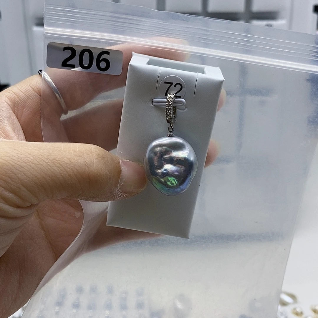 颈饰合金淡水珍珠