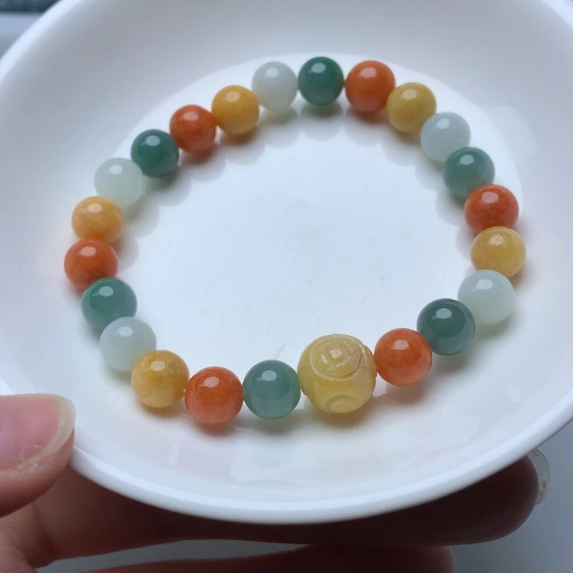 【闪购商品】未镶嵌手链翡翠多宝手链一条