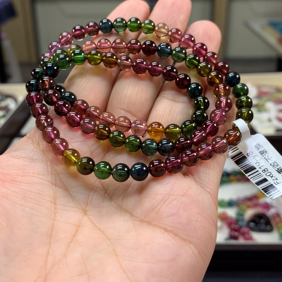 碧玺手链未镶嵌6.2左右