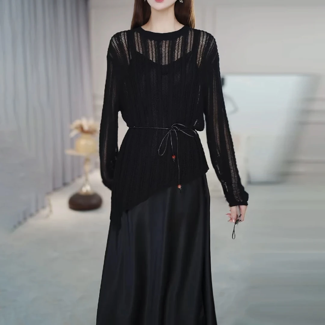 气质轻奢小香风时尚套装2025春秋新款修身减龄高级感两件套连衣裙