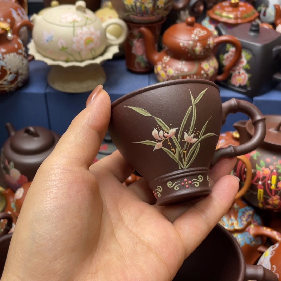 茶杯紫砂紫砂主人杯100cc