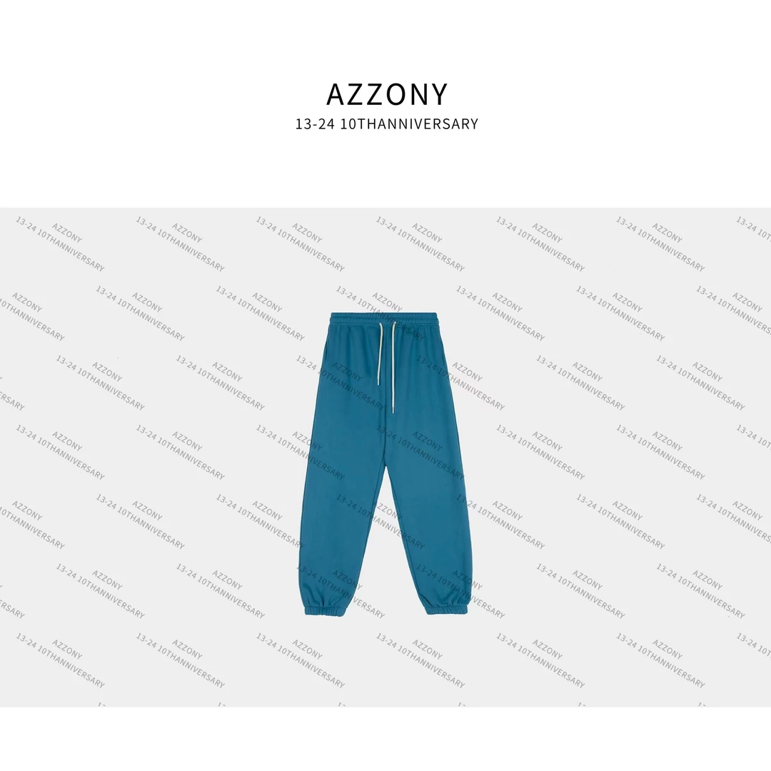 AZ-XJ 新年束脚蓝卫裤 小军家 2024 冬款 NEW