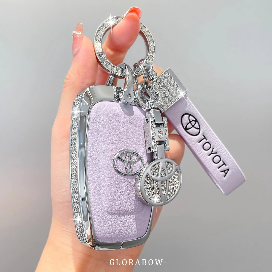 丰田雷凌钥匙套亚洲龙凯美瑞汉兰达荣放rav4威兰达卡罗拉车真皮壳