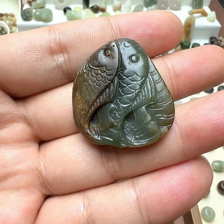 未镶嵌和田玉珠宝半成品