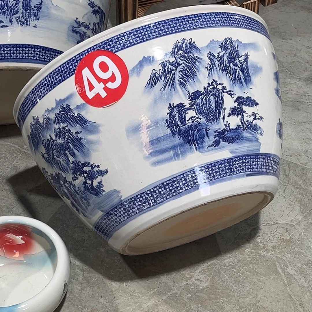 摆件水景德镇陶瓷艺术品