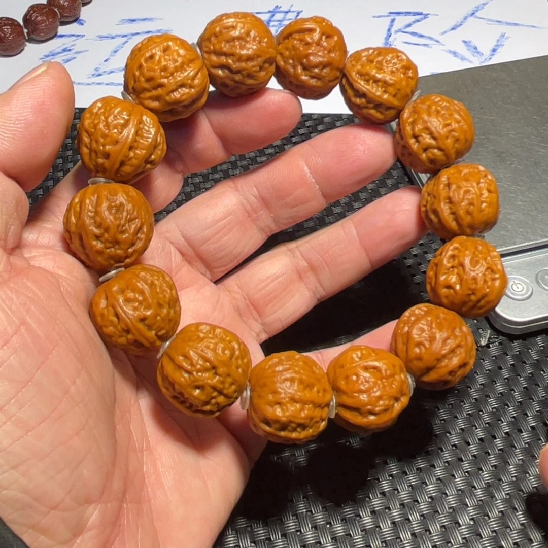 文玩核桃手串翻天印京八棱20