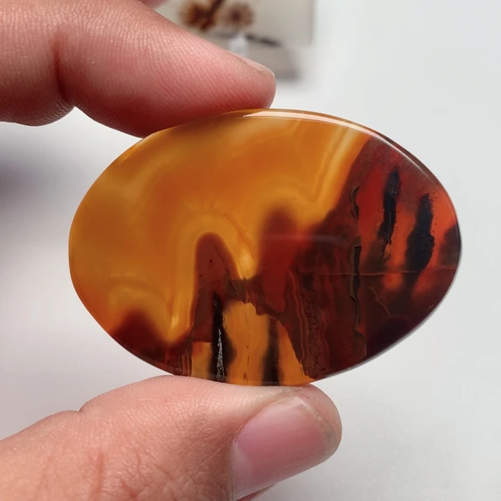 玛瑙/玉髓颈饰未镶嵌W**生