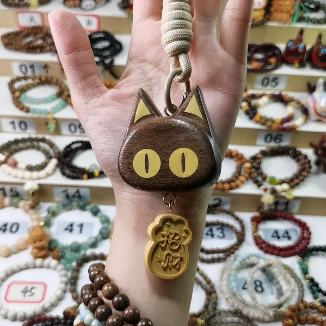 编织品菩提根菩提双单，挂件