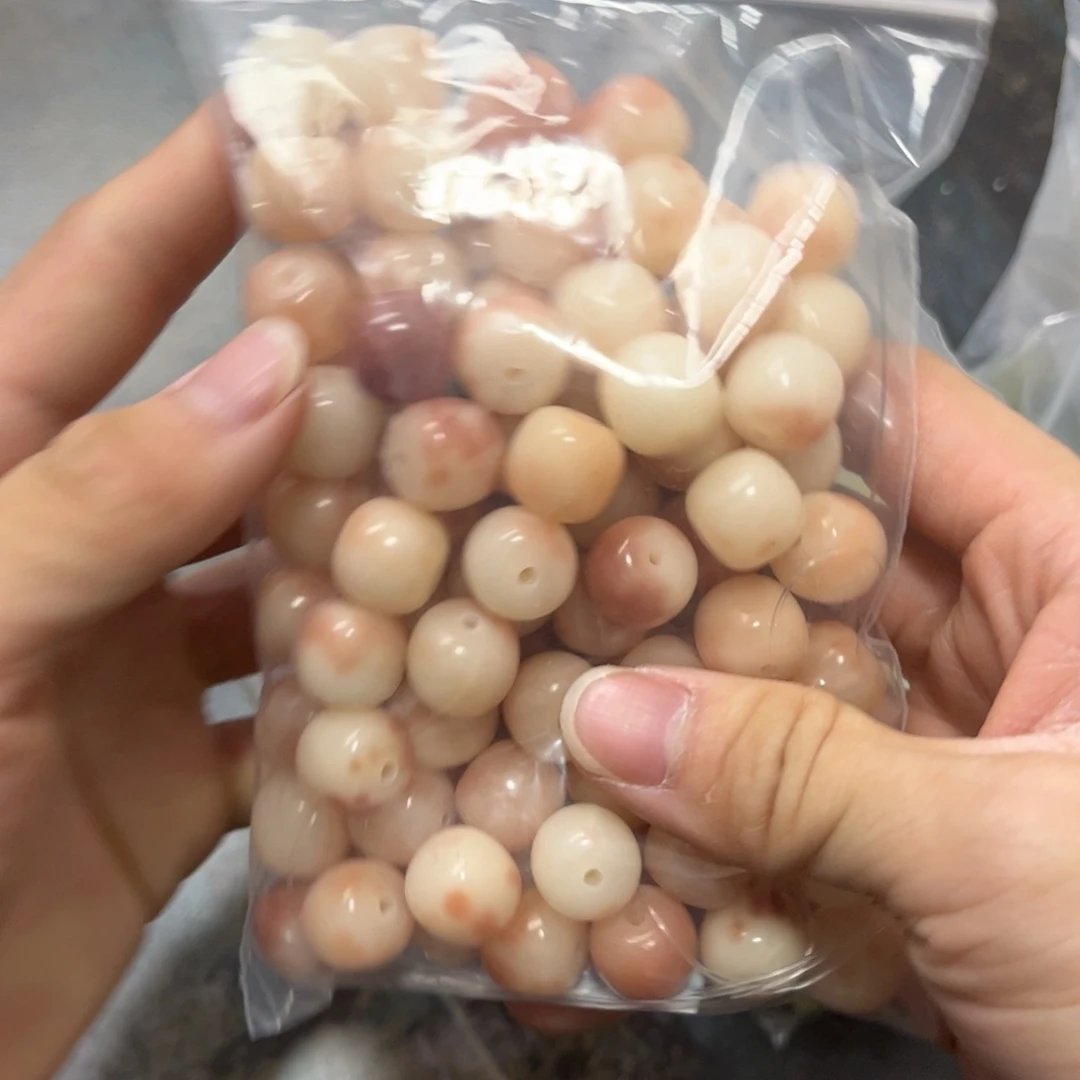 【闪购商品】白玉菩提吊坠z /13mm/80颗 锅底fen粉