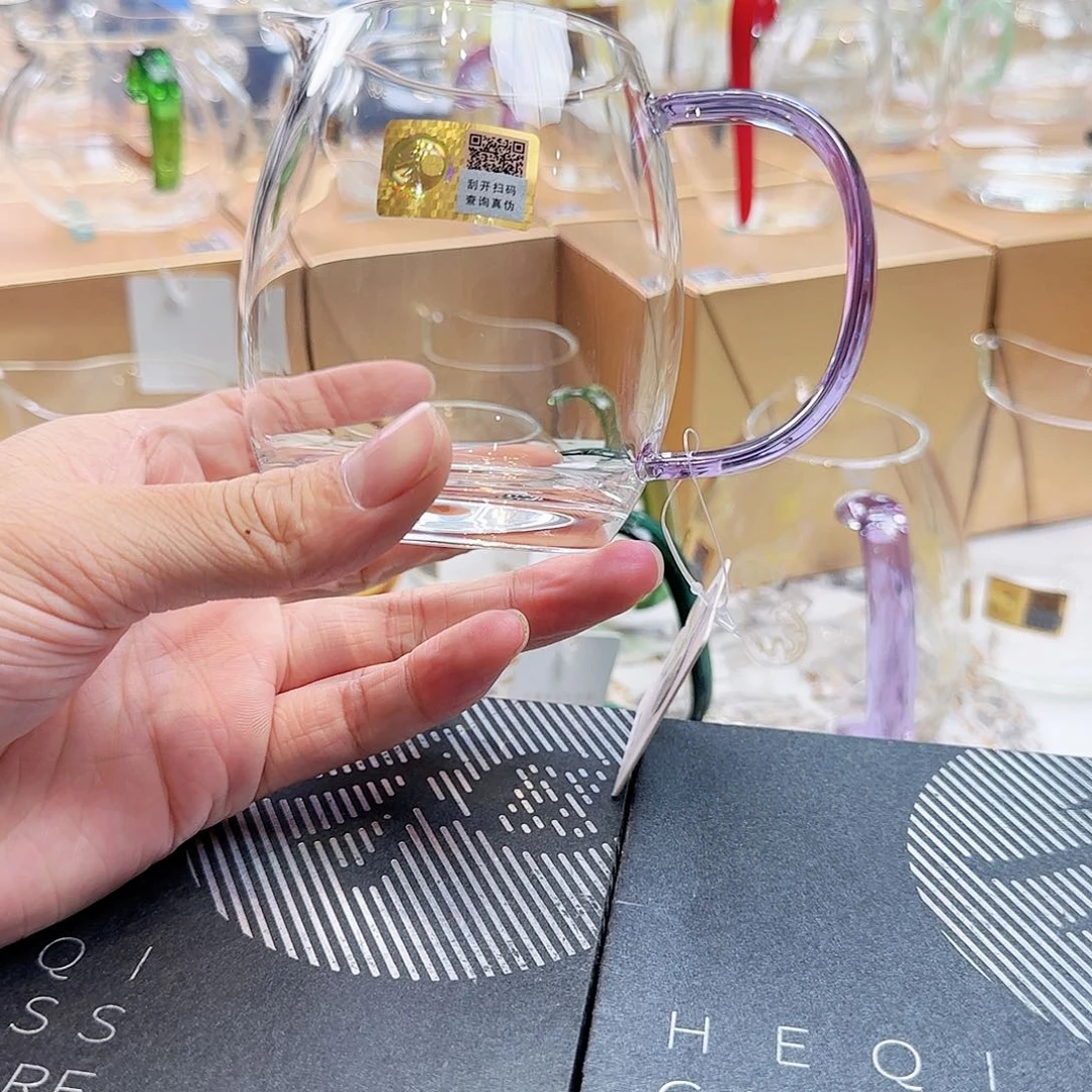 禾器浅紫色澄然公道杯