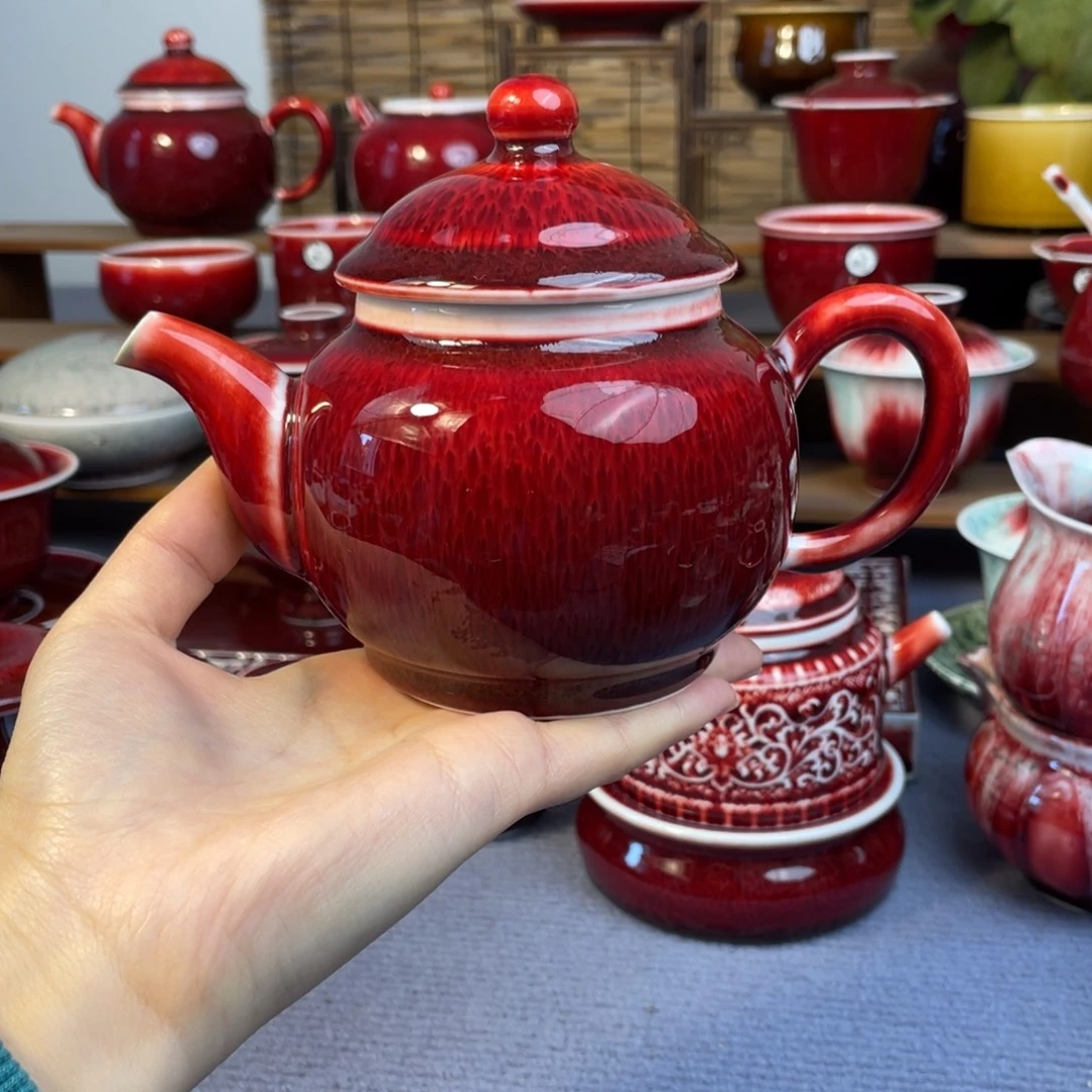 景德镇原矿陶瓷 茶壶
