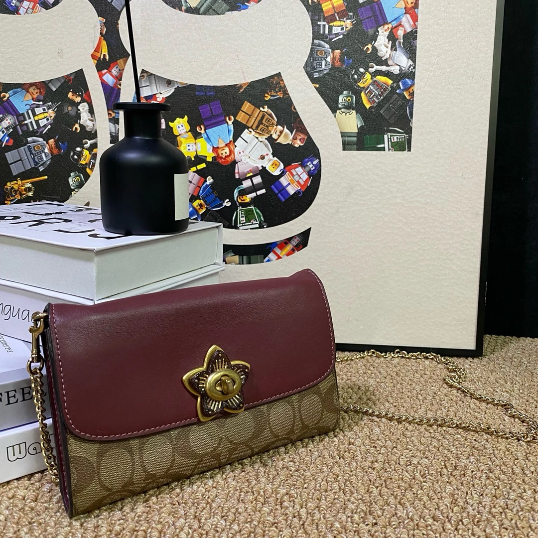 95新 COACH/蔻驰 21823斜挎包20*13