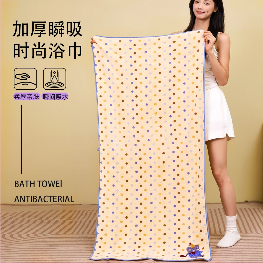 加厚洗澡浴巾女新款大毛巾比纯棉全棉吸水情侣家用裹巾儿童秋冬