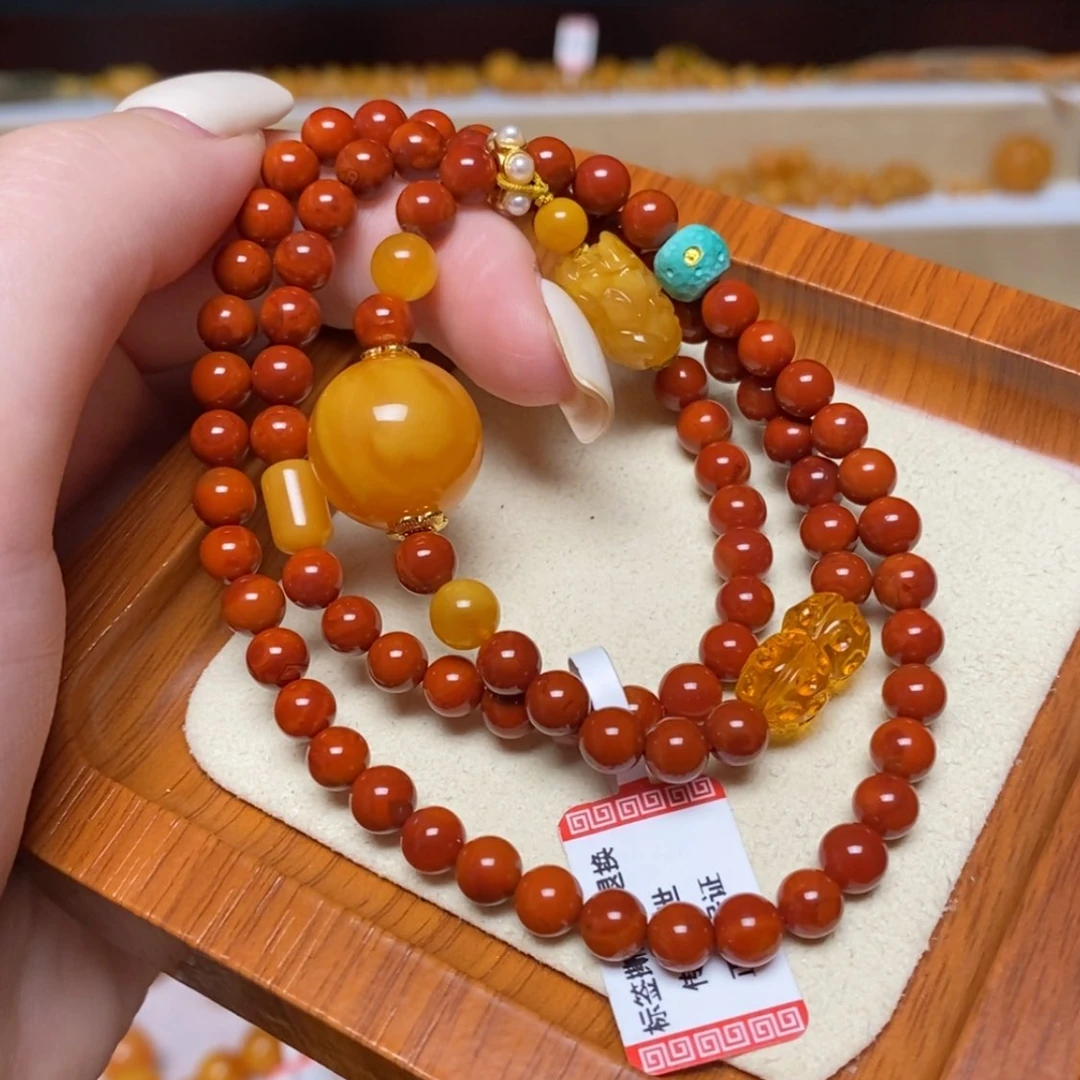 【闪购商品】未镶嵌蜜蜡手链手串