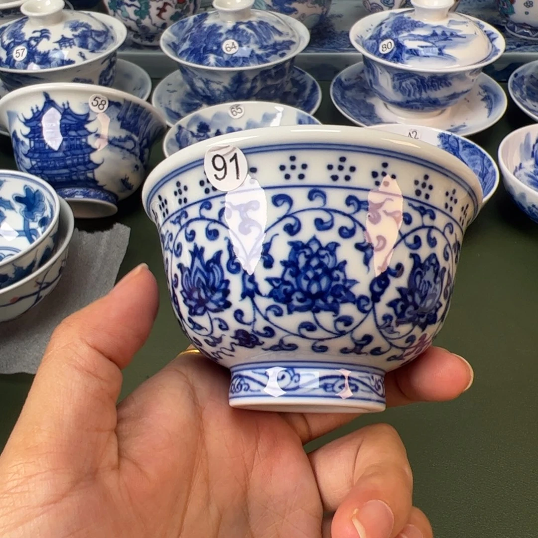 木木景德镇纯手工纯手绘茶具91