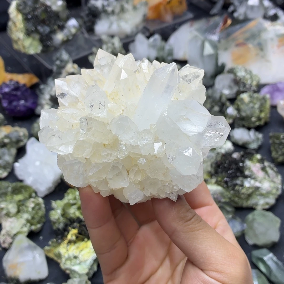石材超美白水晶花