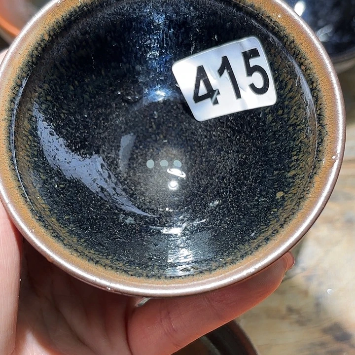 茶盏沐雨茶器柴烧主人杯