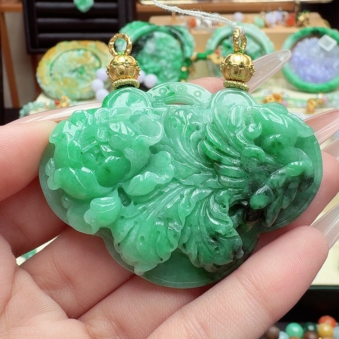 颈饰未镶嵌翡翠翡翠吊坠